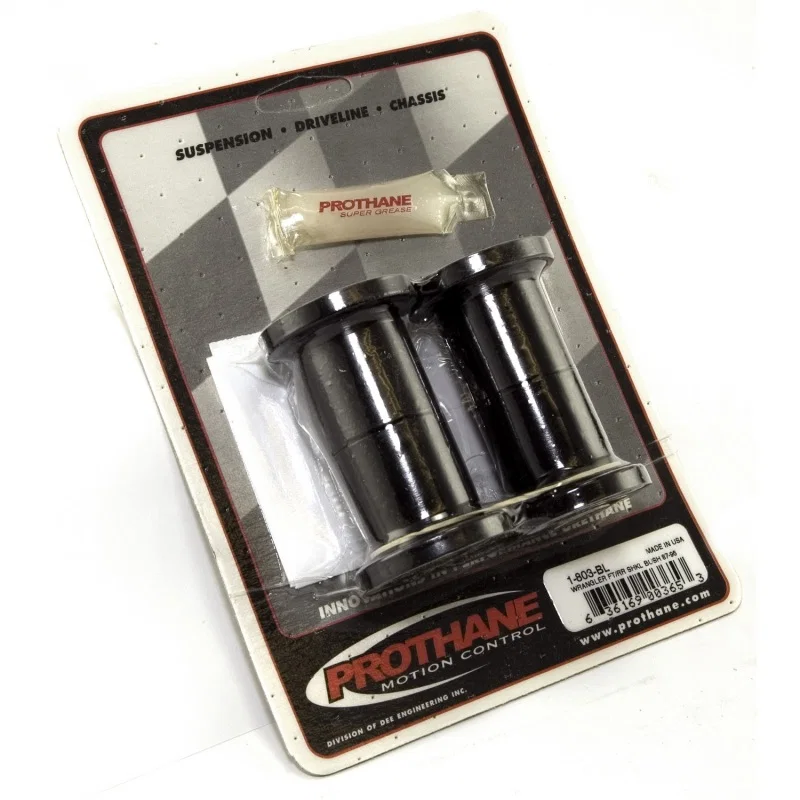 Rugged Ridge 1-803BL, Shackle Bushing Kit Black 87-95 Jeep Wrangler Jeep Wrangler YJ