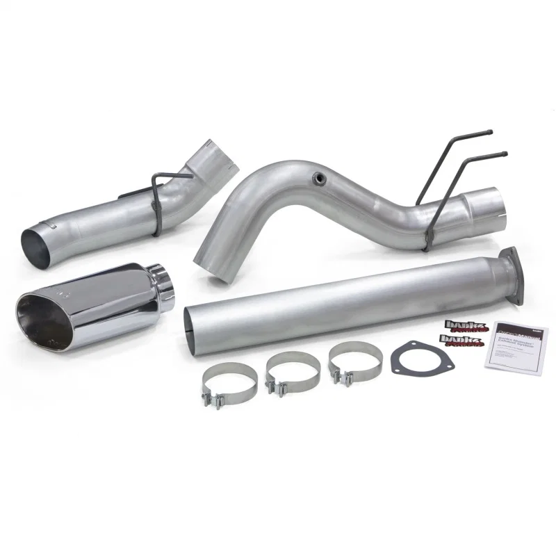 Banks Power 49795, 2017 Ford 6.7L 5in Monster Exhaust System - Single Exhaust w/ Chrome Tip