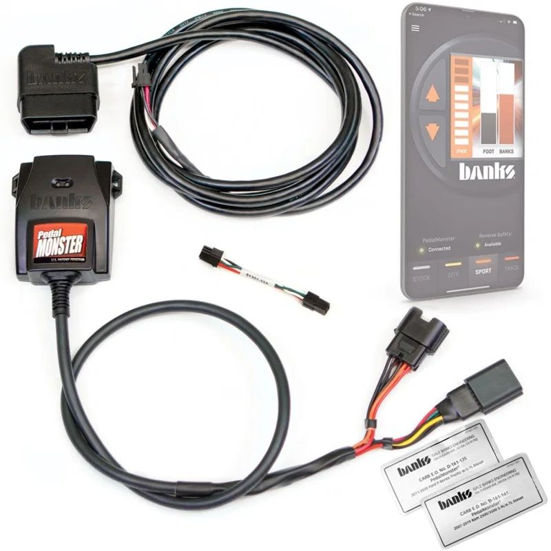 Banks Power 64310-C, Pedal Monster Kit (Stand-Alone) 07-19 RAM 2500/3500/11-20 Ford F-Series 6.7L Use w/Phone