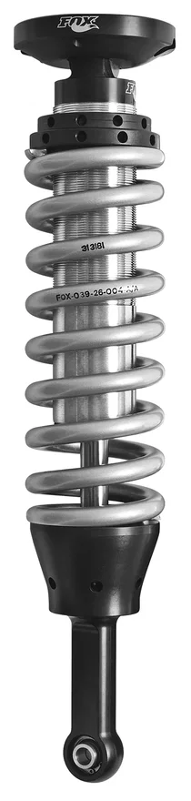 FOX 883-02-025, 2005 Tacoma 2.5 Factory Series 4.94in. IFP Coilover Shock Set w/UCA - Black/Zinc for Toyota