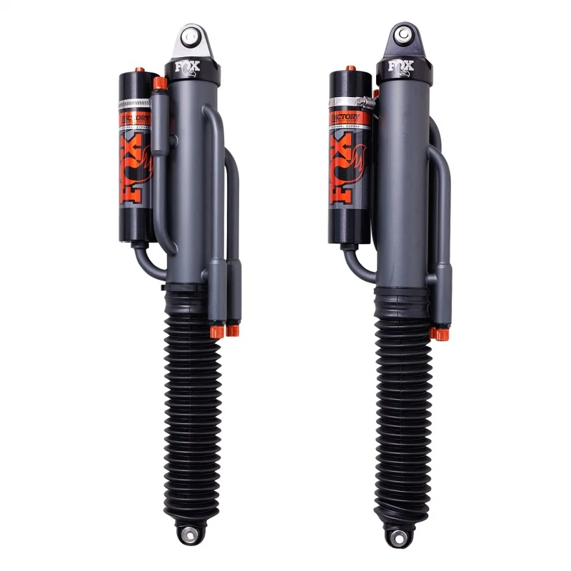 FOX 883-09-241, Ford Raptor 3.0 Factory Series 11.48in. External QAB P/B Reservoir Rear Shock Set - Black/Zinc
