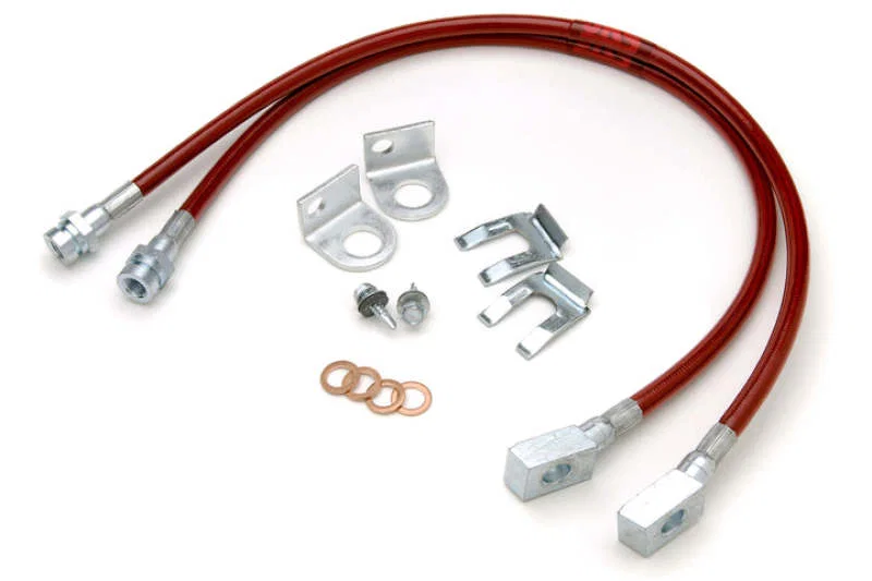 JKS Manufacturing JKS2291, Jeep Wrangler YJ HD Extended Brake Line - Front