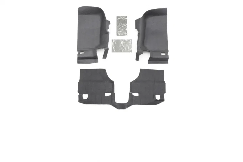 BedRug BTJK07F2, 07-10 Jeep JK 2Dr Front 3pc BedTred Floor Kit (Incl Heat Shields)
