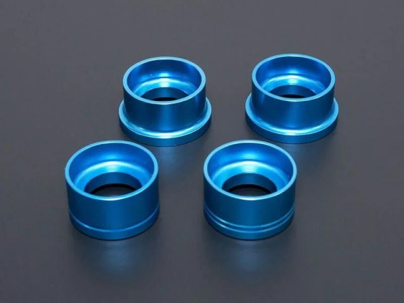 Cusco 1C7 927 A, Rear Cross Member Rigid Mount Collar Set Billet Alum 2021+ Toyota GR Yaris 1.6L AWD - Blue