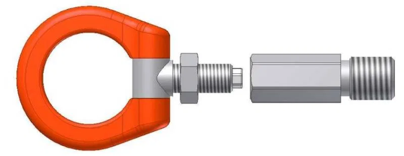 Cusco 252 017 R, Tow Hook Swivel Joint Rear Nissan Fairlady Z/370 Z