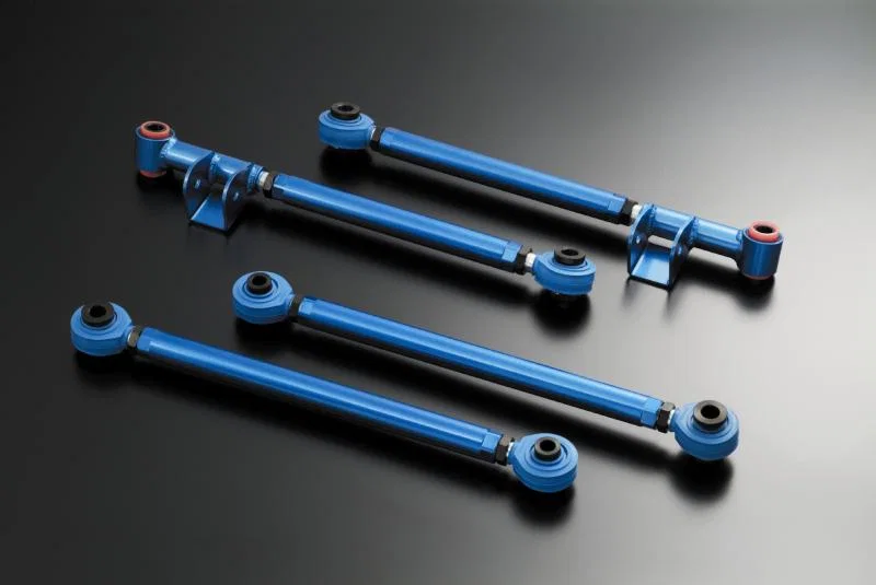 Cusco 666 474 LA, Lateral link Kit-Rear Front Side adj. Pillowball ends WRX GD for Subaru Impreza