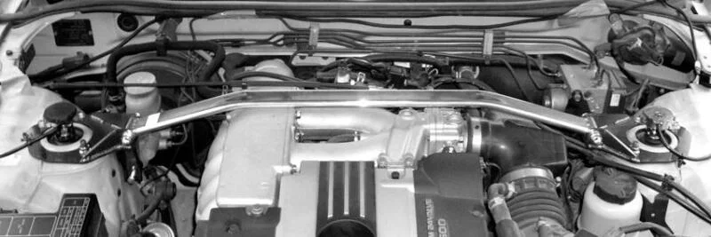 Cusco 232 540 A, Strut Bar OS Front for R33/R34 Nissan Skyline (Non AWD/GTR)