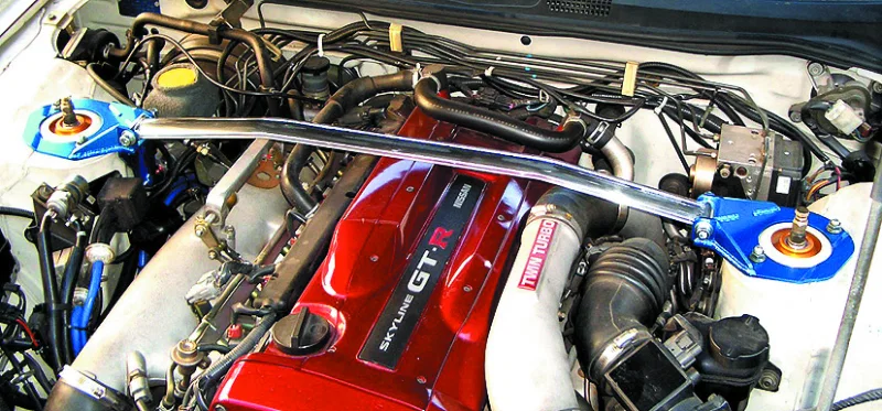 Cusco 233 540 AM, Strut Bar OS Front for Nissan Skyline R34 GT-R (BNR34) Only