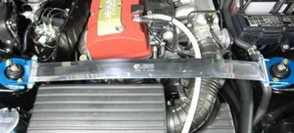 Cusco 381 540 A, Strut Bar OS (FLAT) Type Front AP2 for 2000-2009 Honda S2000 AP1