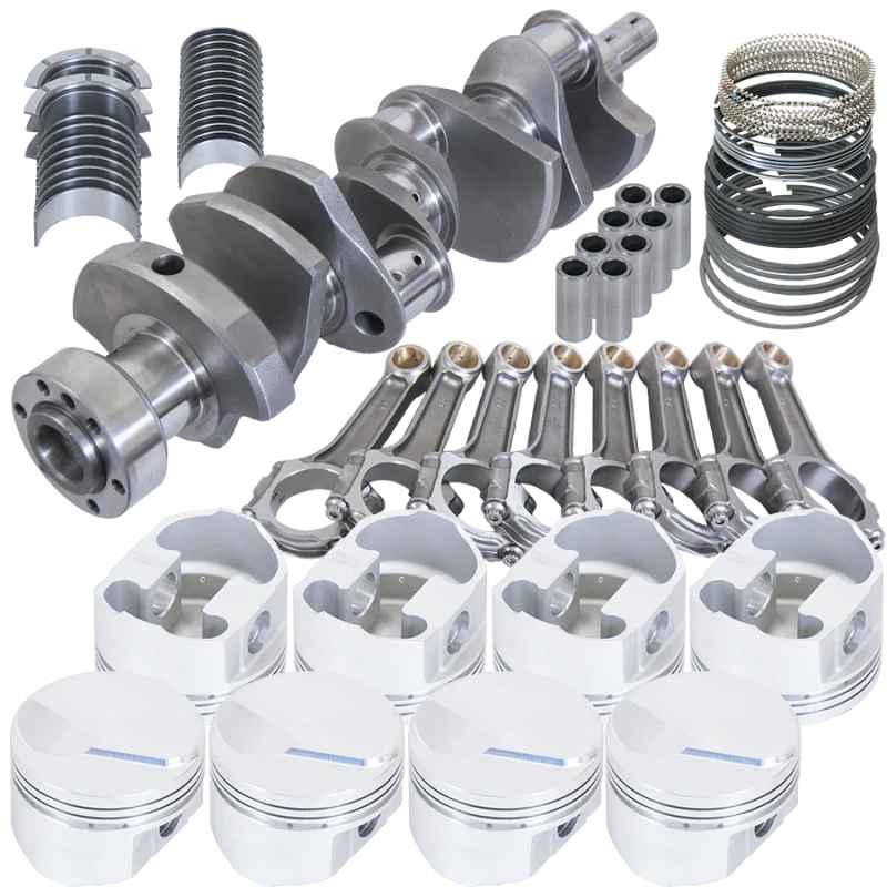 Eagle 18001L060, Chevy 454 1Pc Closed 4.000in Crank 6.135in I-Beam Rods 4.310in Pistons Rotating Assembly