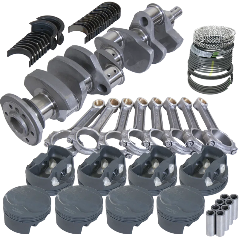 Eagle 62012030, Chevy 350 3.750in Crank 6.000in I-Beam Rods 6cc Dome 4.030in Pistons Rotating Assembly