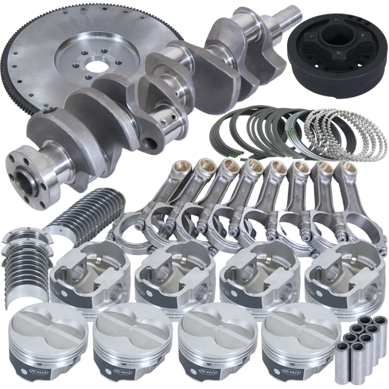 Eagle B16323LS000, Ford 302 3.400in Crank 5.400in I-Beam Rods 4.000in Pistons 157 Tooth FW Balanced Assembly