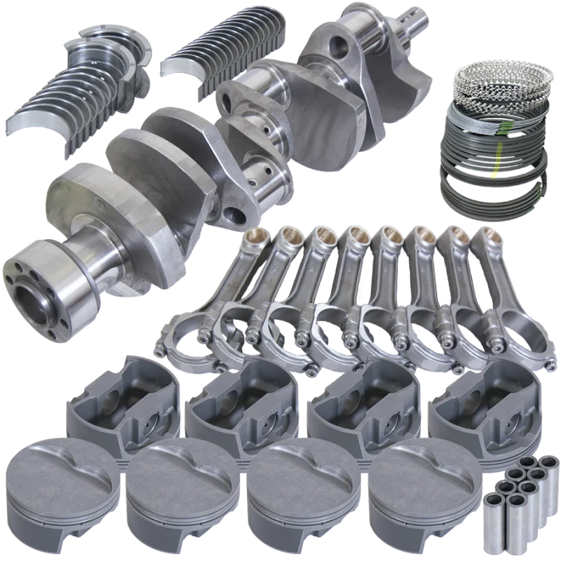 Eagle 13057L040, Chevy LT1350 1Pc 3.750in Crank 6.000in I-Beam Rods -5cc 4.040in Pistons Rotating Assembly