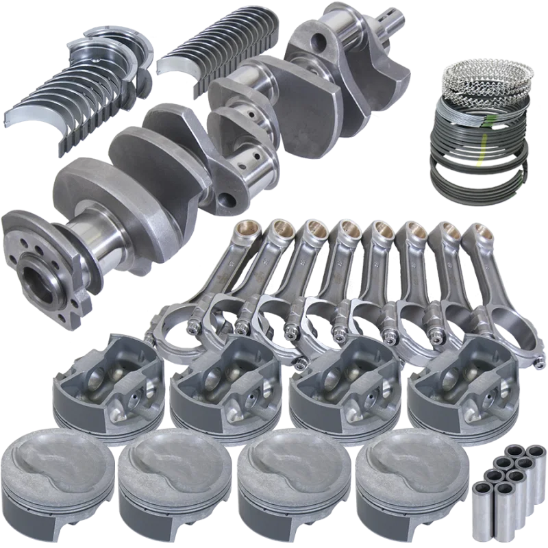 Eagle 13011030, Chevy 400 3.750in Crank 6.000in I-Beam Rods -16cc 4.155in Pistons Rotating Assembly