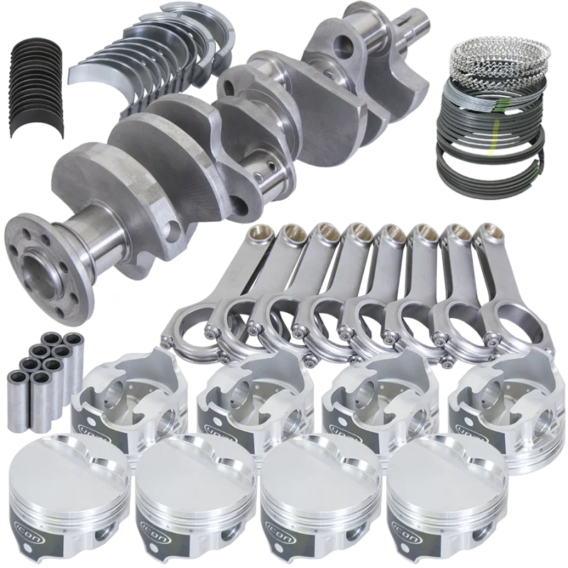 Eagle 20152060, Chrysler 318 4.000in Crank 6.123in H-Beam -4.7cc Flat Top 3.970in Pistons Rotating Assembly
