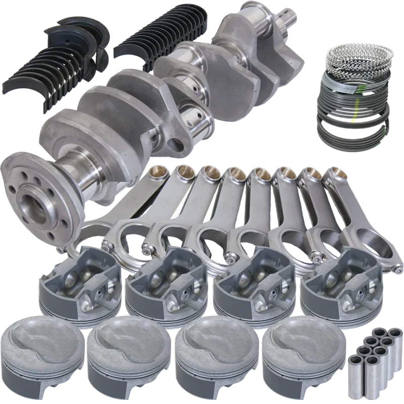 Eagle 12508020, Chevy 400 3.750in Crank 6.000in H-Beam -16cc 4.145in Pistons Rotating Assembly