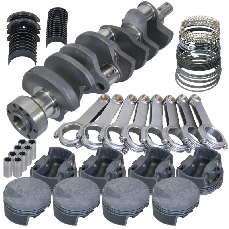 Eagle B11111060, Chevy 454 4.250in Crank 6.385in H-Beam -3cc Flat Top 4.310in Pistons Balanced Assembly
