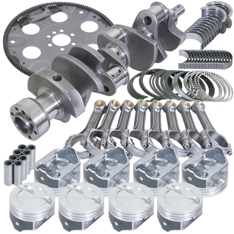 Eagle B13504L06053, Chevy LT1350 1Pc 3.750in Crank 5.700in I-Beam 4.060in Pistons 153 Tooth FP Balanced Assembly