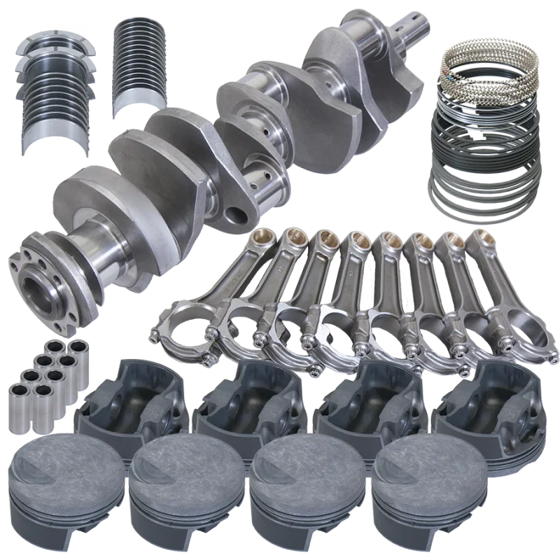 Eagle 18020030, Chevy 454 4.250in Crank 6.385in I-Beam Rods -3cc Flat Top 4.280in Pistons Rotating Assembly