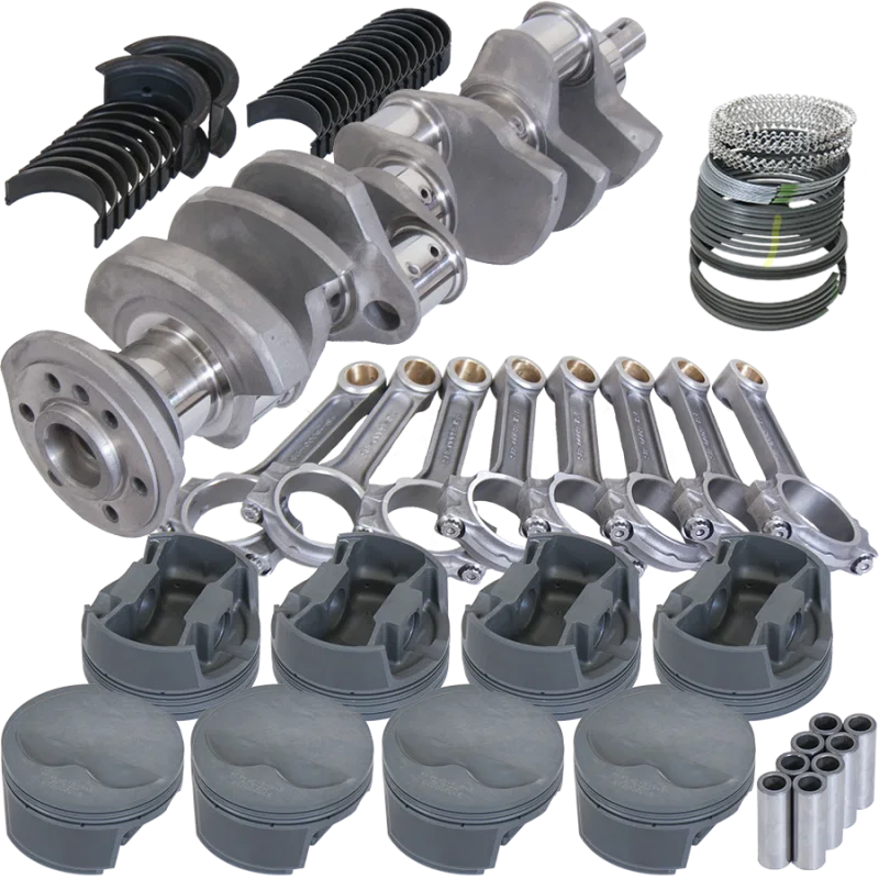 Eagle 62503040, Chevy 400 3.750in Crank 6.000in I-Beam Rods -5cc Flat Top 4.165in Pistons Rotating Assembly