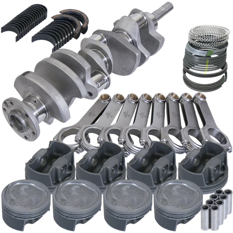 Eagle 15015030, Ford 429/460 4.140in Crank 6.700in H-Beam -28cc 4.390in Pistons Rotating Assembly