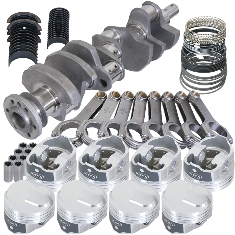 Eagle 11326030, Chevy 454 4.000in Crank 6.135in H-Beam 43cc Dome 4.280in Pistons Rotating Assembly