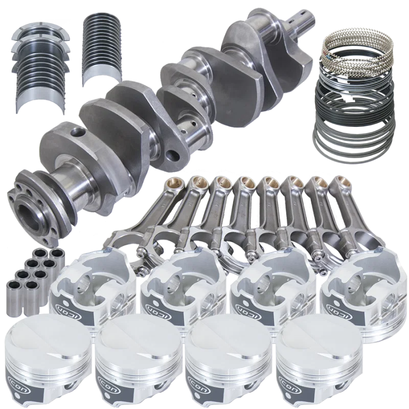 Eagle 18322030, Chevy 454 4.000in Crank 6.135in I-Beam Rods 18cc Dome 4.280in Pistons Rotating Assembly