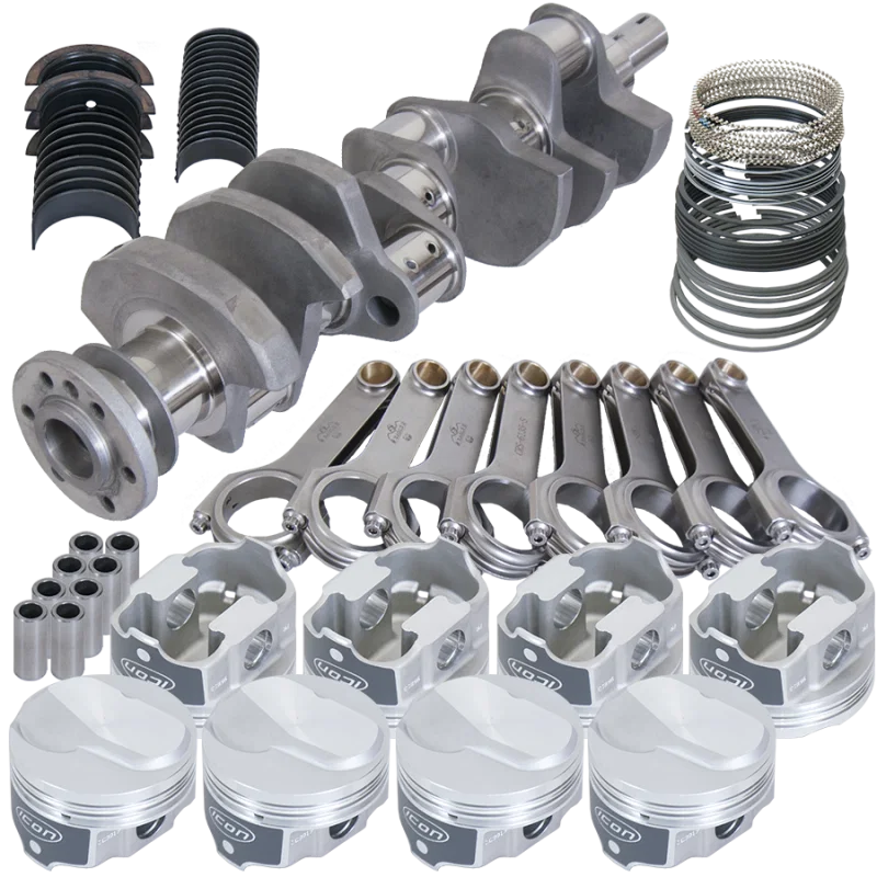Eagle 11420060, Chevy 454 4.000in Crank 6.135in H-Beam 18.3cc Dome 4.310in Pistons Rotating Assembly