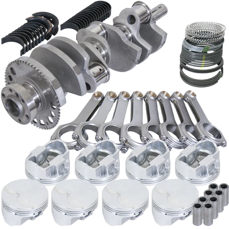 Eagle 127724010, Chevy LS2 4.000in Crank 58 Tth Reluctor 6.125in H-Beam -5cc 4.010in Pistons Rotating Assembly