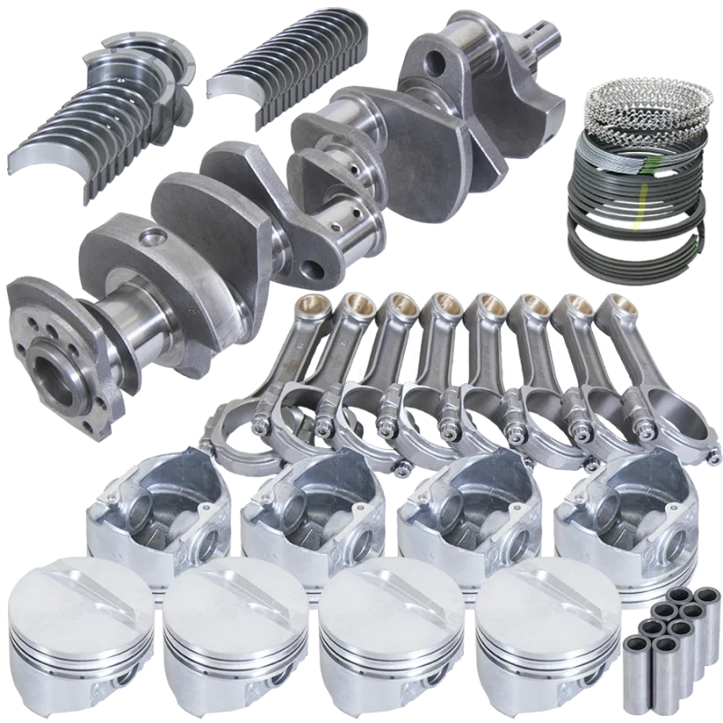 Eagle 13005L060, Chevy LT1350 1Pc 3.750in Crank 5.700in I-Beam Rods -7cc 4.060in Pistons Rotating Assembly
