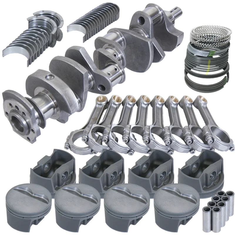 Eagle 13006L030, Chevy LT1350 1Pc 3.750in Crank 5.700in I-Beam Rods -5cc 4.030in Pistons Rotating Assembly