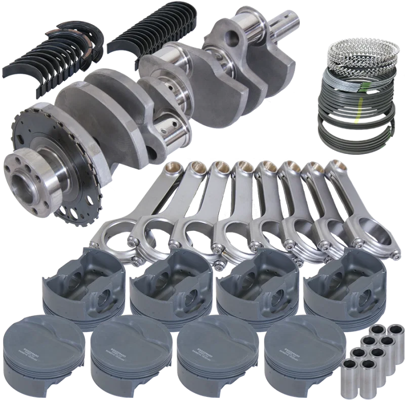 Eagle 129084130, Chevy LS7 4.000in Crank 24 Tth Reluctor 6.125in H-Beam -18cc 4.130in Pistons Rotating Assembly