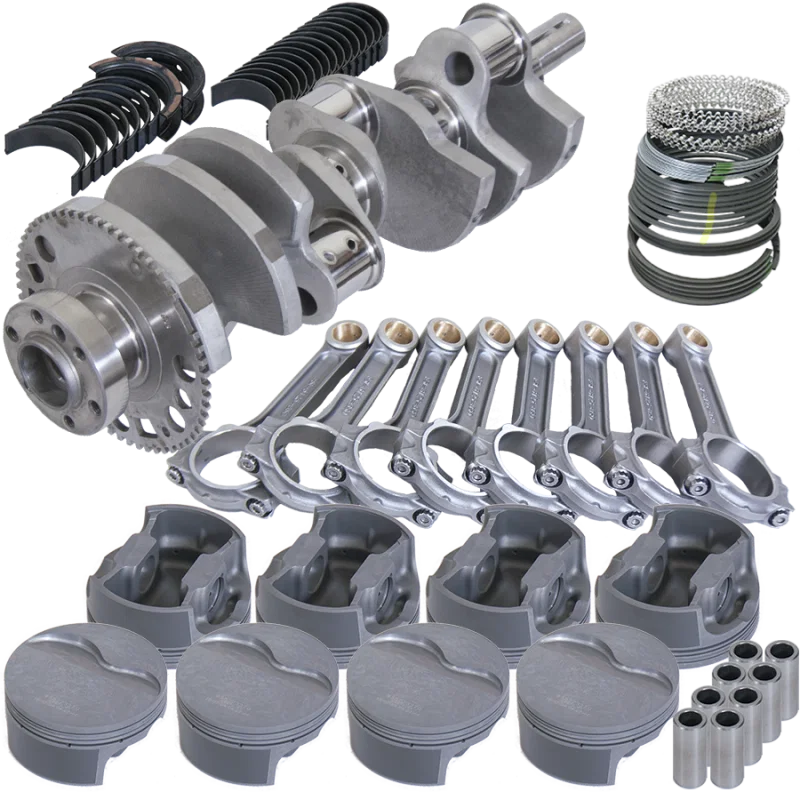 Eagle 629464070, Chevy LS3 4in 4140 Crank 6.125in 4340 Rods -5.8cc Flat Piston Pro Street Rotating Assembly