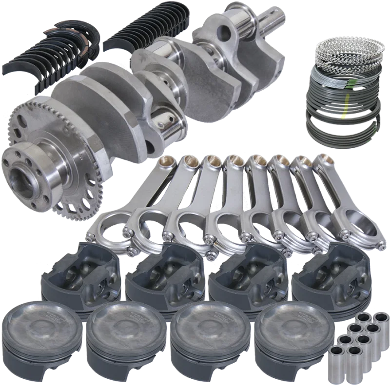 Eagle 129224065, Chevy LS3 4.000in Crank 58 Tth Reluctor 6.125in H-Beam -25cc 4.065in Pistons Rotating Assembly