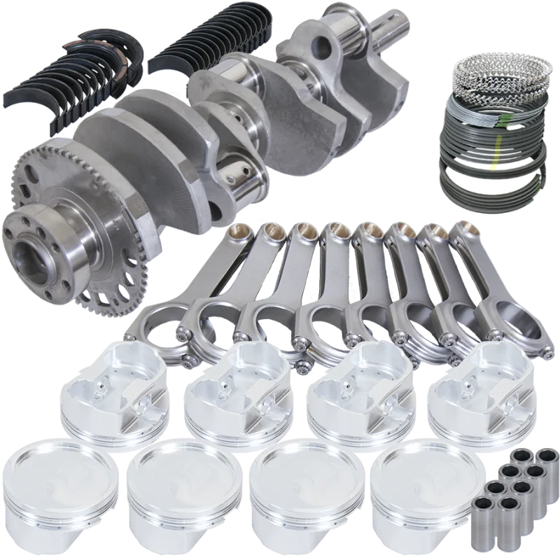Eagle 128234030, Chevy LS2 4.000in Crank 58 Tth Reluctor 6.125in H-Beam -29cc 4.030in Pistons Rotating Assembly