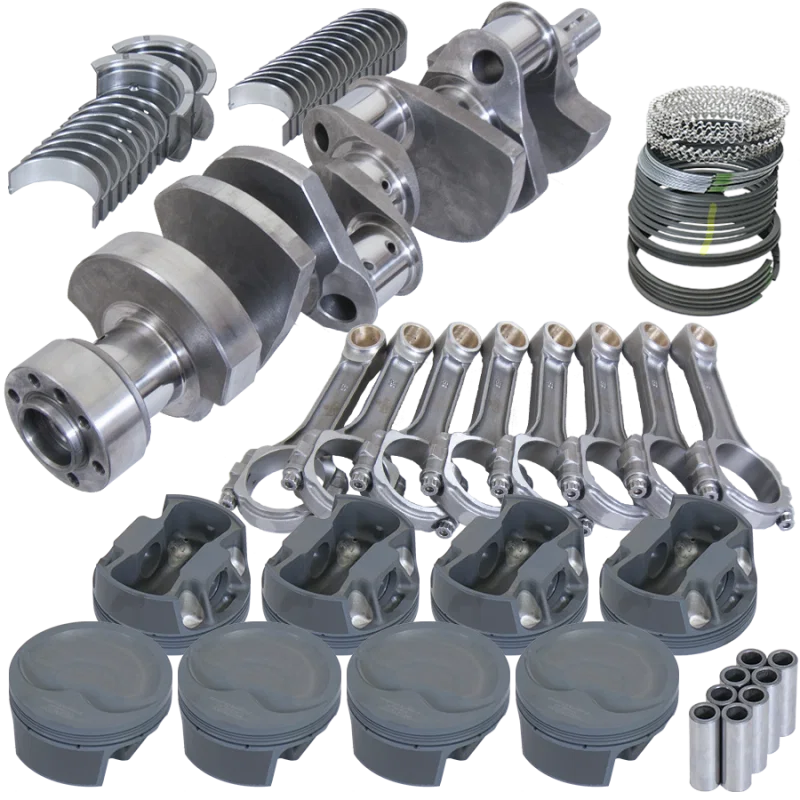 Eagle 13552L040, Chevy LT1350 1Pc 3.750in Crank 6.000in I-Beam Rods -16cc 4.040in Pistons Rotating Assembly