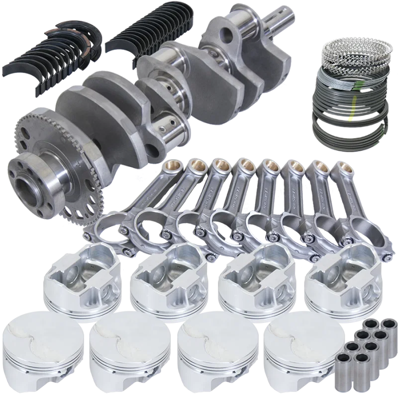Eagle 637603898, Chevy LS1 4.000in Crank 58 Tth Reluctor 6.125in I-Beam Rods 3.898in Pistons Rotating Assembly