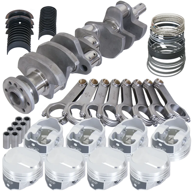Eagle 11325030, Chevy 454 4.000in Crank 6.135in H-Beam 38cc Dome 4.280in Pistons Rotating Assembly