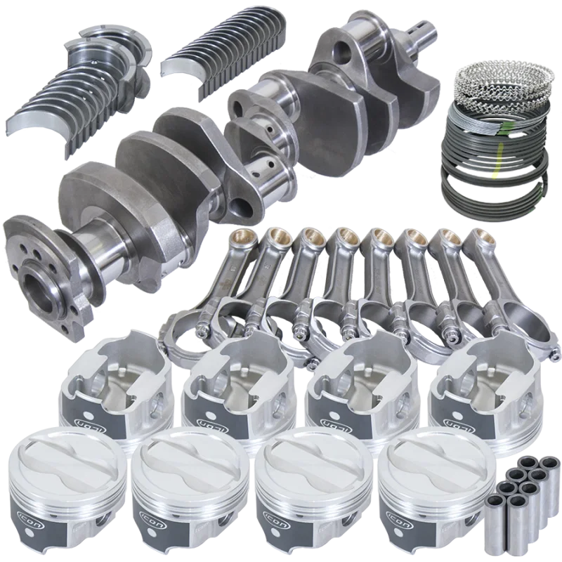 Eagle 13324030, Chevy 350 3.750in Crank 5.700in I-Beam Rods -18cc 4.030in Pistons Rotating Assembly