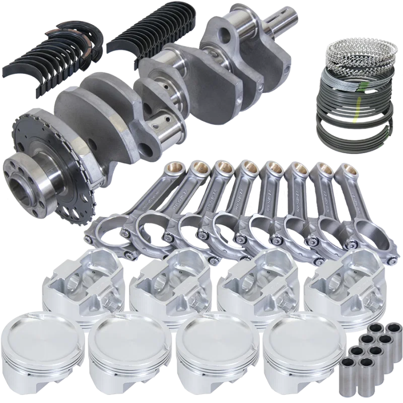 Eagle 637324005, Chevy LS2 4.000in Crank 24 Tth Reluctor 6.125in I-Beam Rods 4.005in Pistons Rotating Assembly