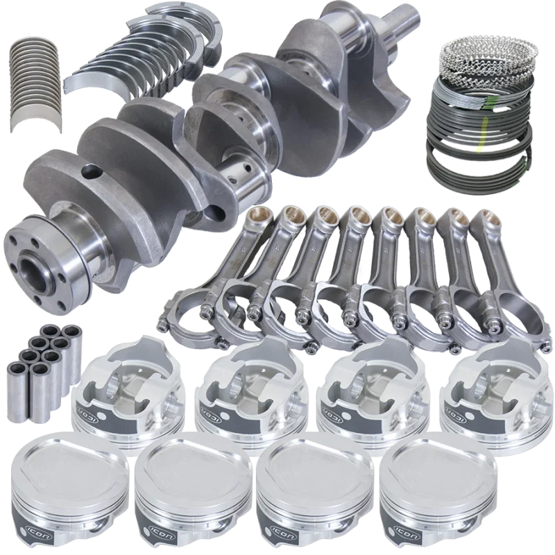 Eagle 16803040, Ford 351C 3.850in Crank 6.000in I-Beam Rods -20cc 4.040in Pistons Rotating Assembly