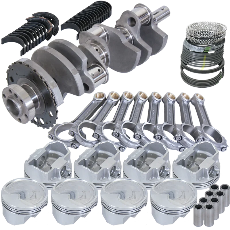 Eagle 627144010, Chevy LS2 4.000in Crank 24 Tth Reluctor 6.125in I-Beam Rods 4.010in Pistons Rotating Assembly