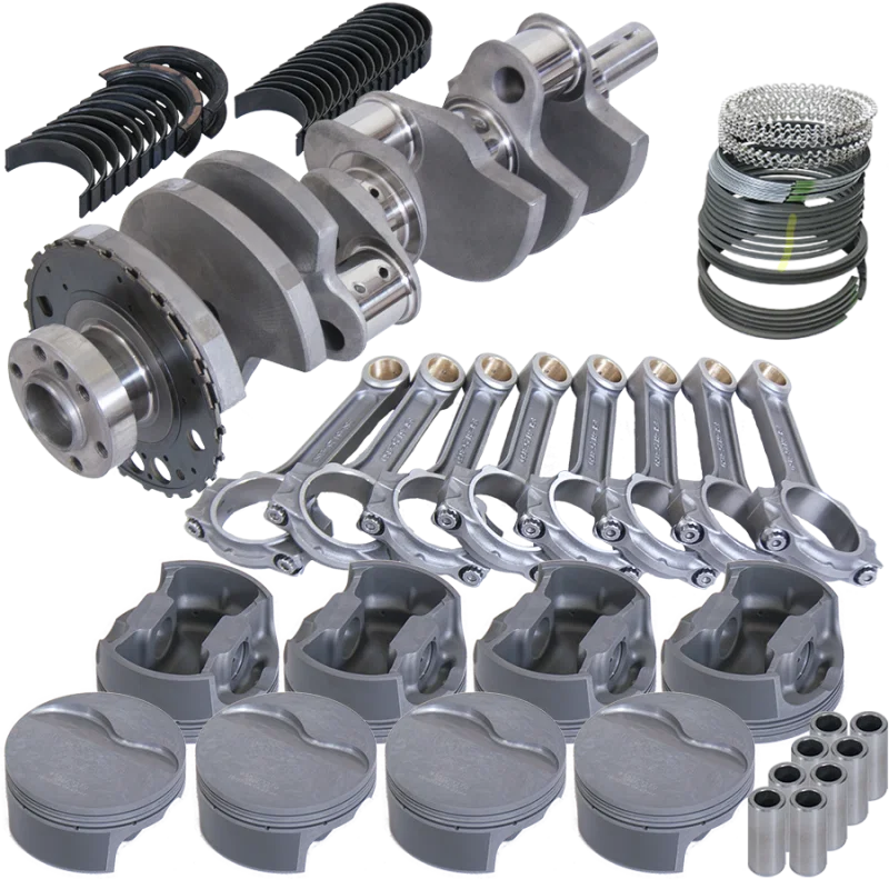 Eagle 629384030, Chevy LS3 4.000in Crank 24 Tth Rlctor 6.125in I-Beam Rods 4.030in Pistons Rotating Assembly