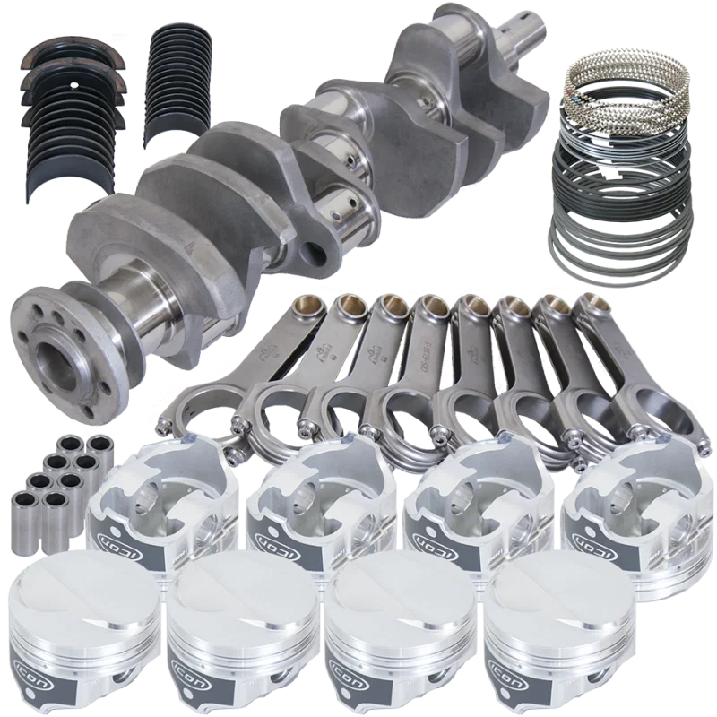 Eagle 11322100, Chevy 454 4.000in Crank 6.135in H-Beam 18cc Closed Chamber 4.350in Pistons Rotating Assembly