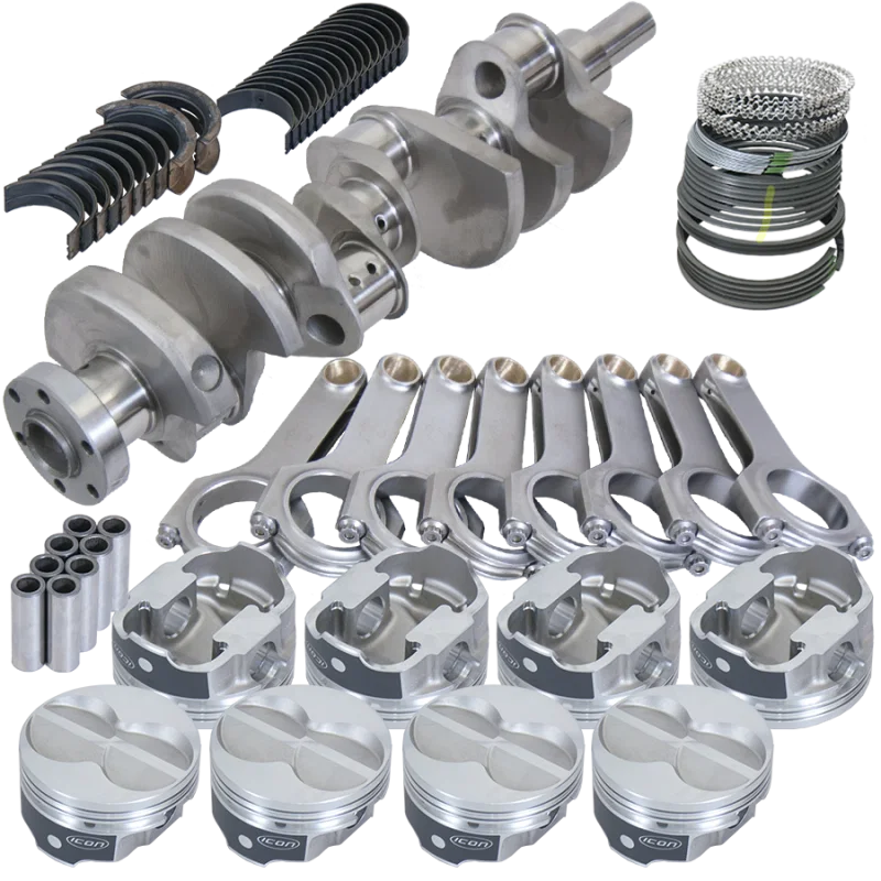 Eagle 14223000, Ford 289/302 3.400in Crank 5.400in H-Beam -11cc Flat Top 4.000in Pistons Rotating Assembly