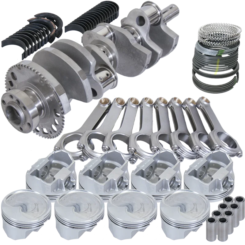 Eagle 127744005, Chevy LS2 4.000in Crank 58 Tth Reluctor 6.125in H-Beam -15cc 4.005in Pistons Rotating Assembly