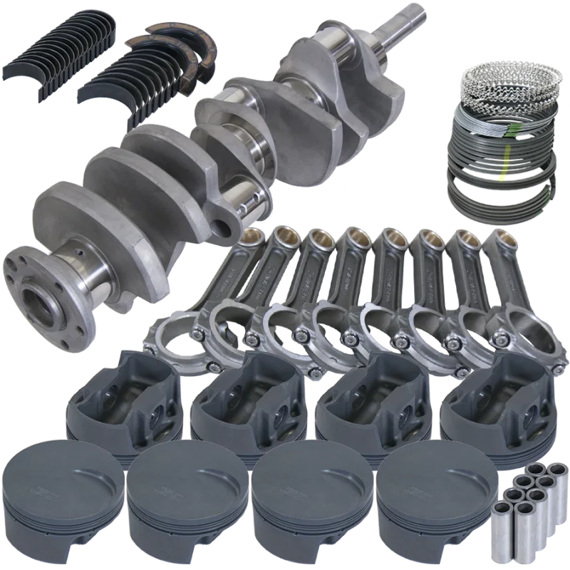 Eagle 65013030, Ford 460 4.500in Crank 6.700in I-Beam Rods -3cc Flat Top 4.390in Pistons Rotating Assembly