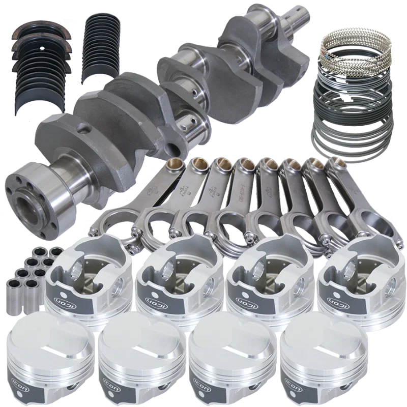 Eagle 11326L000, Chevy 454 4.000in Crank 6.135in H-Beam 43cc Dome 4.250in Pistons Rotating Assembly