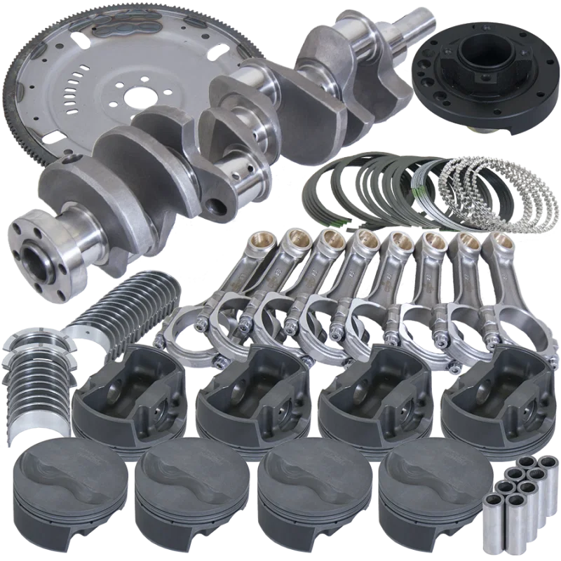 Eagle B16003MA000, Ford 302 3.400in Crank 5.400in I-Beam Rods 4.000in Pistons 164 Tooth FP Balanced Assembly