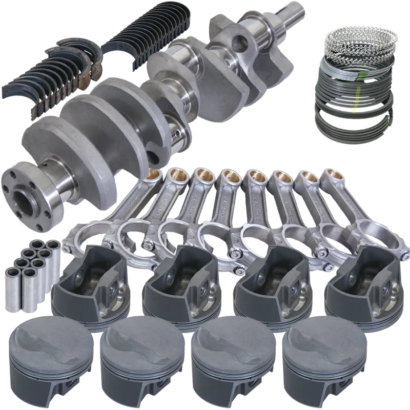 Eagle 64002030, Ford 289/302 3.000in Crank 5.090in I-Beam Rods -5cc Flat Top 4.030in Pistons Rotating Assembly